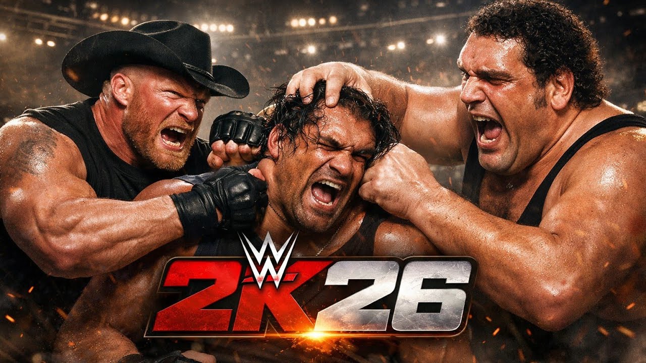 Brock Lesnar vs Andre vs Khali — Ring Destruction Guaranteed 💥