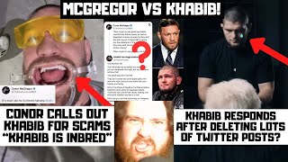 Conor McGregor TRASHES Khabib For SCAMMING Fans? Calls Him INBRED? Khabib RESPONDS? My Reaction