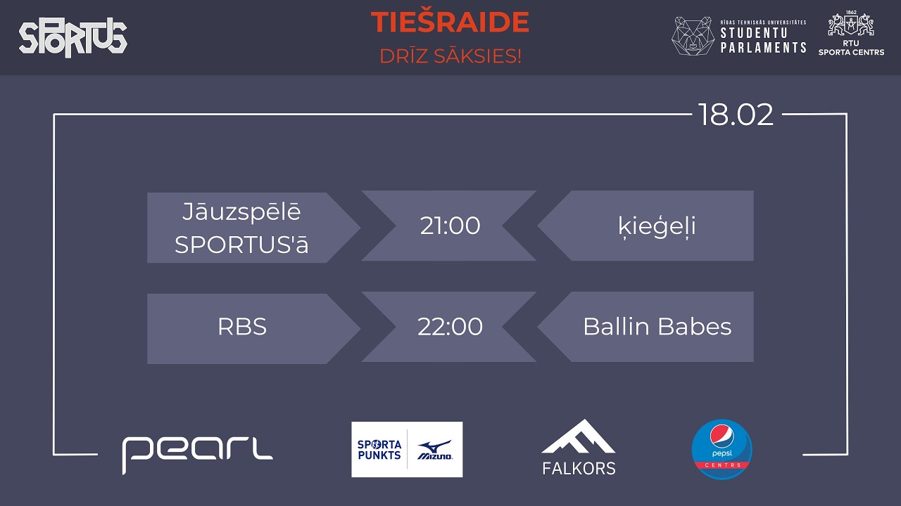 SPORTUS Basketbols (18.02.2026.)