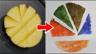 Easy Easter craft for kids!Distractie pentru copii de Pasti CU AJUTORUL UNUI CARTOF!