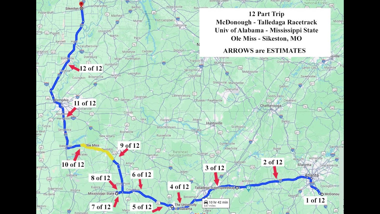 09 Of 12 Southern States Ole Miss Tour Oxford MS DashCam 09-of-12-southern-states-ole-miss-tour-oxford-ms-dashcam