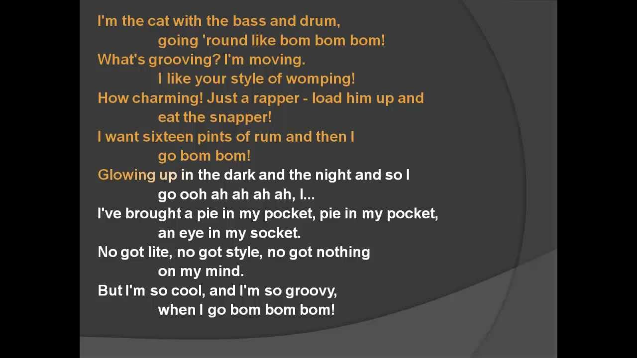 Sam and the Womp Bom Bom (lyrics) YouTube Sam and the Womp Bom Bom (lyrics) YouTube