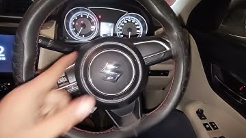 Maruti Dzire Airbag Steering Will Centre Kaise Karen