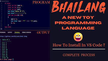 How To Install Bhailang?| Full Setup | Bhailang A Toy Programming Language