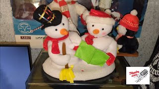 Knockoff Hallmark Singing Dancing Snowman Couple 2003 (Rare)