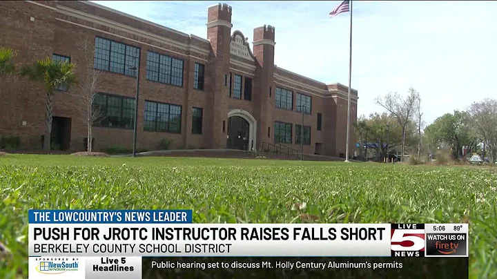 VIDEO: Berkeley Co. Schools JROTC instructor pay will remain the same