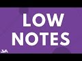Comment chanter notes basses  exercices pour notes basses
