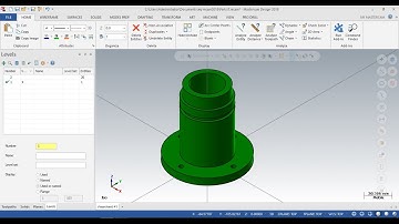 Hướng dẫn dựng hình 3D trên Mastercam Với lệnh REVOLVE Bài 7