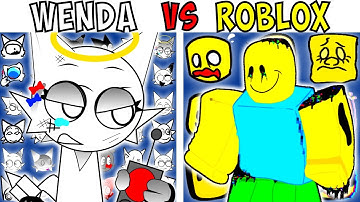 ALL WENDA VS ROBLOX TEST | FNF Character Test | Gameplay VS Playground