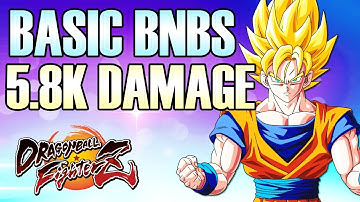 SSJ GOKU COMBOS - Basic BnBs Dragon Ball FighterZ
