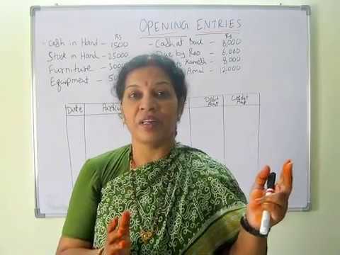 How to Prepare Opening Entries in Financial Accounting