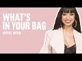 Mya shares her tips on buying vegan cosmetics  whats in your bag