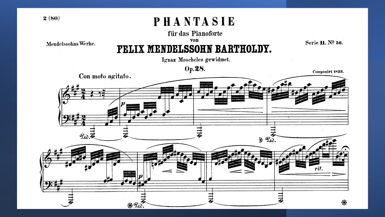 Mendelssohn's Stunning Fantasy in F# Minor: Anton Kuerti's