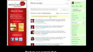 Screencast: How to join a chat or follow a hashtag topic using Twitter search