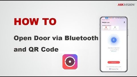 How to Open Door via Bluetooth and QR Code