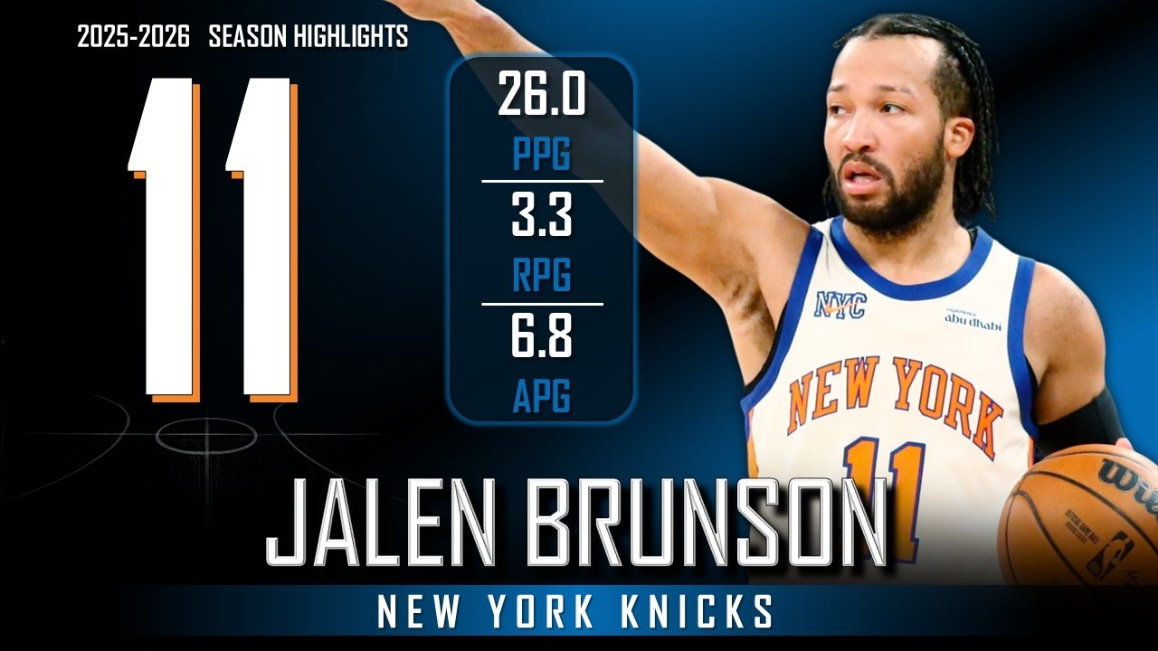 Jalen Brunson || 2025-2026 New York Knicks Highlights