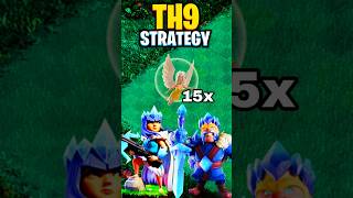 In Th9 Only Healers And Heros Are Destroy Whole Base #coc #th9 #th9attackstrategy #clashofclans