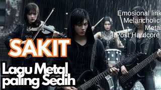 LAGU METAL PALING SEDIH || SAKIT (sejak kau pergi)||  VIDEO #evanessence #breakingBENJAMIN