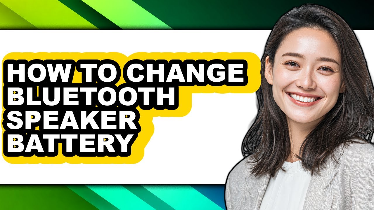 How to Change Bluetooth Speaker Battery (only Way)