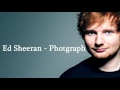 Ed sheeran- photograph (lyrics)