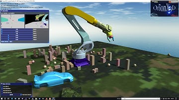 OrionX3D NewtonDynamics Experiments 2 Kinematic Controller Robot + GamePad.