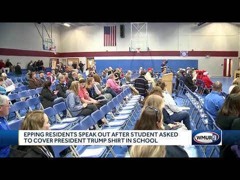 Epping residents speak out after student asked to cover President Trump T-shirt in school