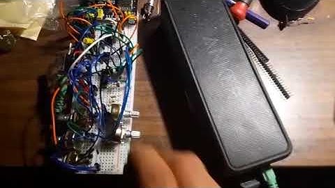 Atari Punk 3 Step on a breadboard