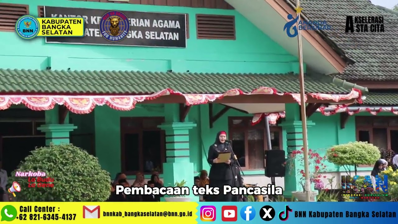 Upacara Hari Amal Bakti Kemenag RI ke- 80