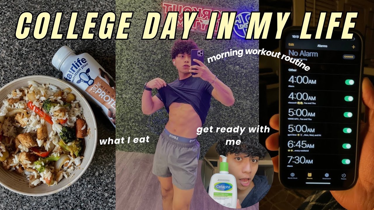 COLLEGE VLOG: A REALISTIC DAY IN MY LIFE - YouTube