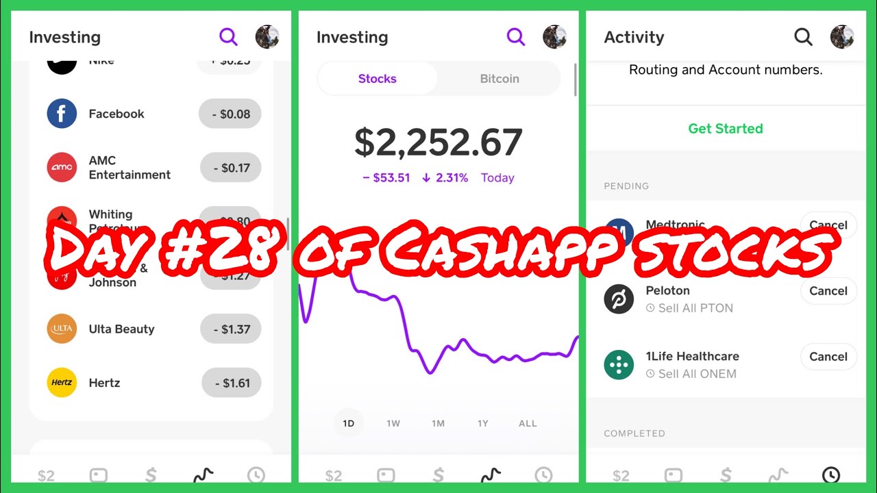 28th day of INVESTING IN CASH APP STOCKS YouTube