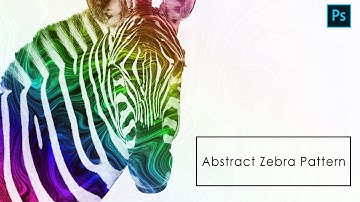 How To Create Abstract Zebra Pattern -  Adobe Photoshop Tutorial