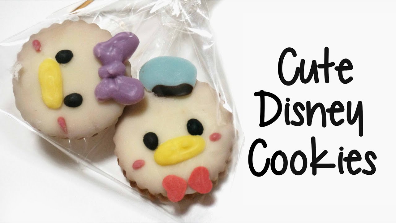 how to make cute disney tsum tsum cookies ディズニーツムツム