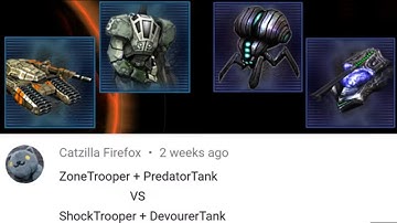 GDI Zone Trooper & Predator vs Scrin Shock Trooper & Devourer Tank