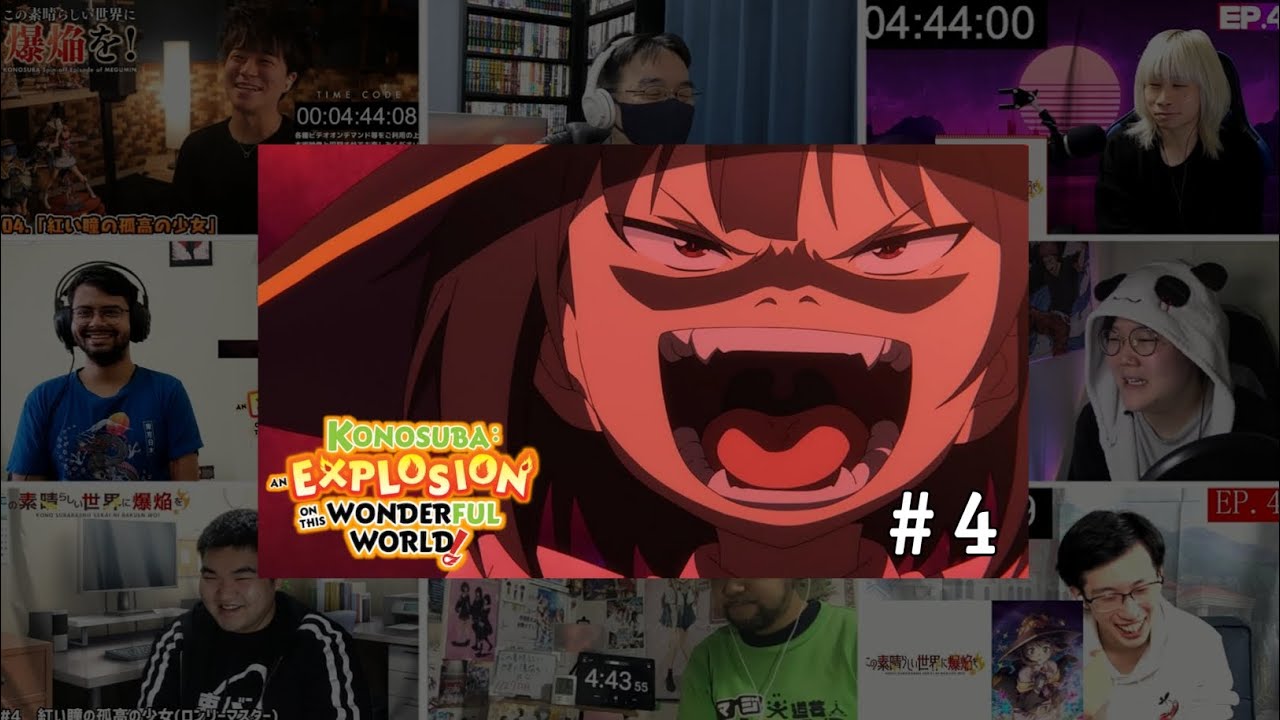 Konosuba An Explosion On This Wonderful World Episode 4 Reaction Mashup ...