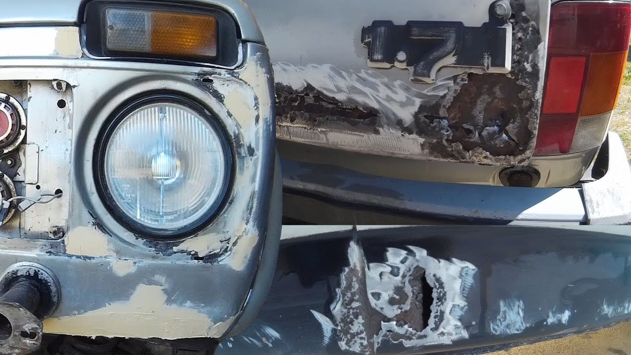 НИВА Гниль Рыжики Убрать ржавчину Быстро Покрасить результат через 5 ...