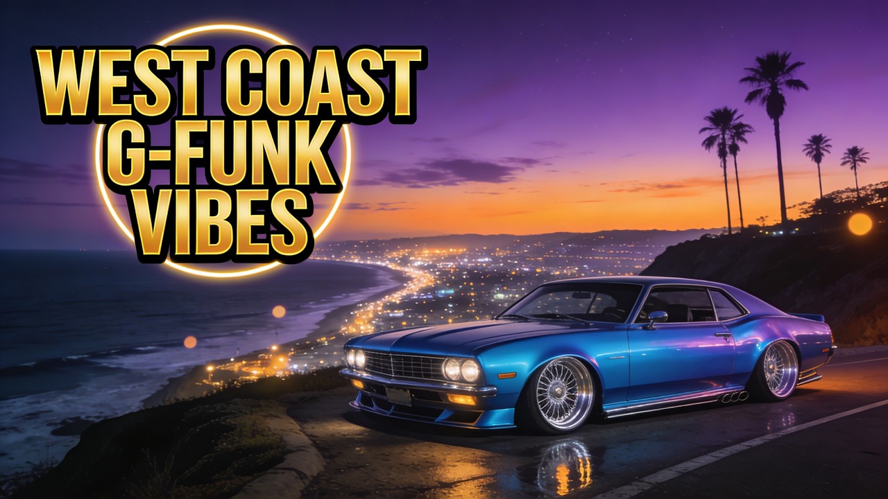 🌴 West Coast Smooth G-Funk 🌇 Golden Hour Ride | Lowrider Cruise