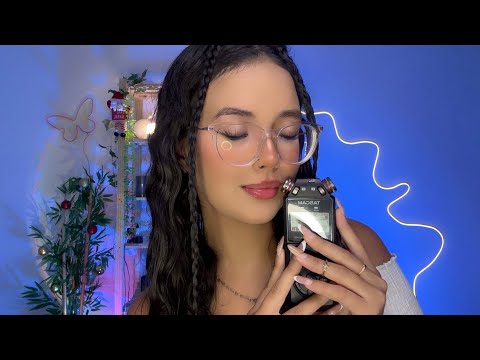 ASMR: SUSSURROS CALMOS PARA ALIVIAR A MENTE☁️🌼 leitura no tascam
