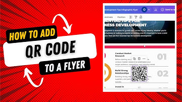 How To Add A QR Code To A Flyer On Canva | Easy Tutorial