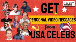 Get a celebrity video message for yourself or a gift for someone you love