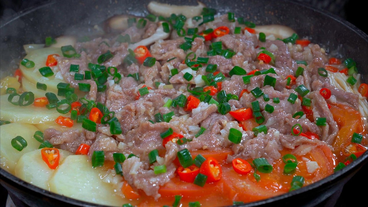 这绝对是土豆西红柿最完美的结合，妥妥的懒人做法，少油健康，好吃下饭#like #廚娘的365日 #food #cooking