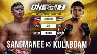 Lightning-Fast Knockout 👊⚡ Sangmanee vs. Kulabdam