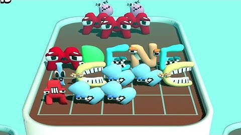 MERGE ALPHABET : LORD RUN ALL LEVELS NEW GAMEPLAY  WALKTHROUGH PART 7