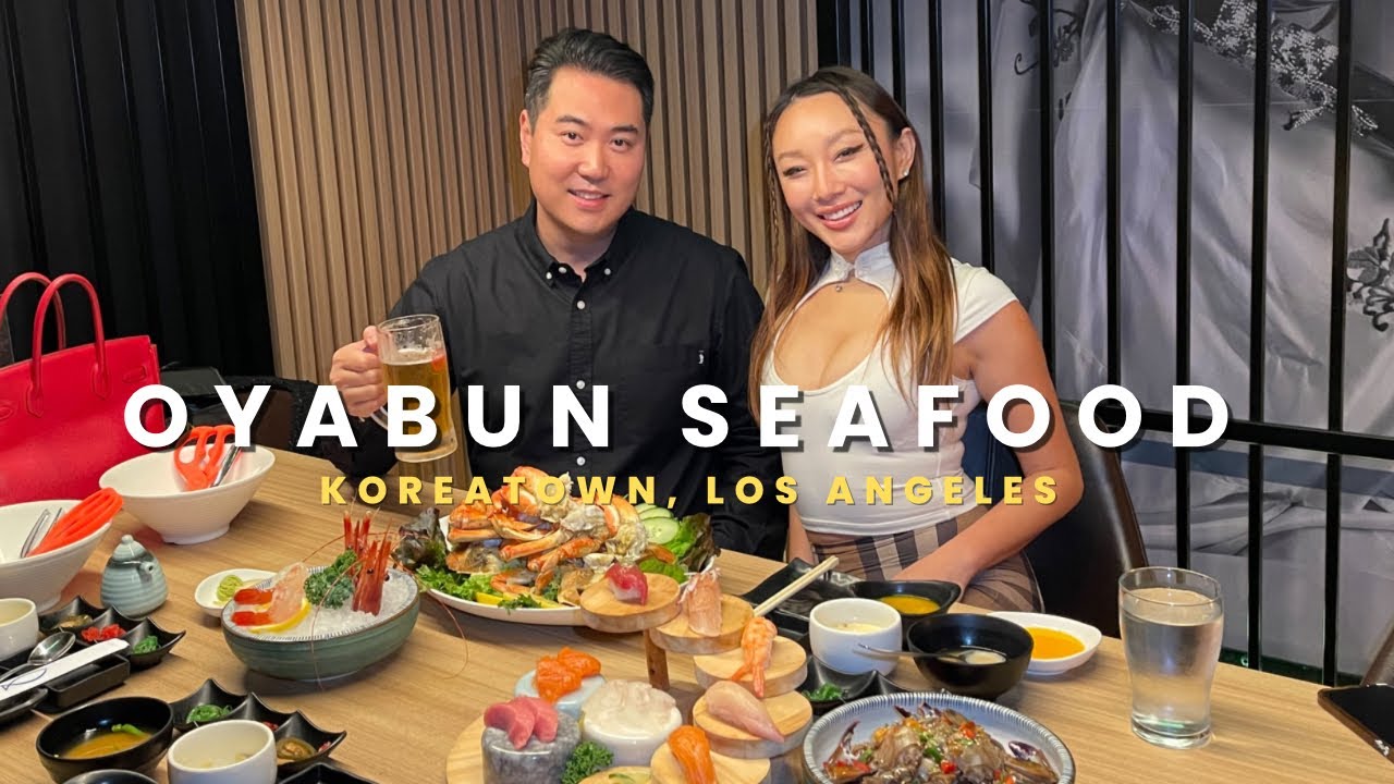 Best Korean Marinated Raw Crab and Sushi w/ Leah from Bling Empire at Oyabun Koreatown Los Angeles