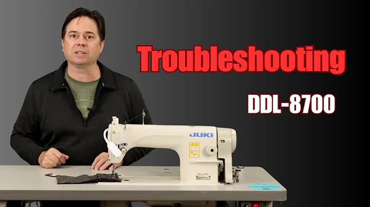 Troubleshooting Juki DDL 8700 Industrial Sewing Machine Repair of Common Problems and Issues