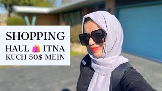 Shopping Haul 🛍️ Itna kuch 50$ mein 🇨🇦