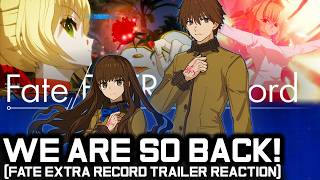 FATE/EXTRA RECORD Looks INSANE! (Gameplay Trailer Reaction)