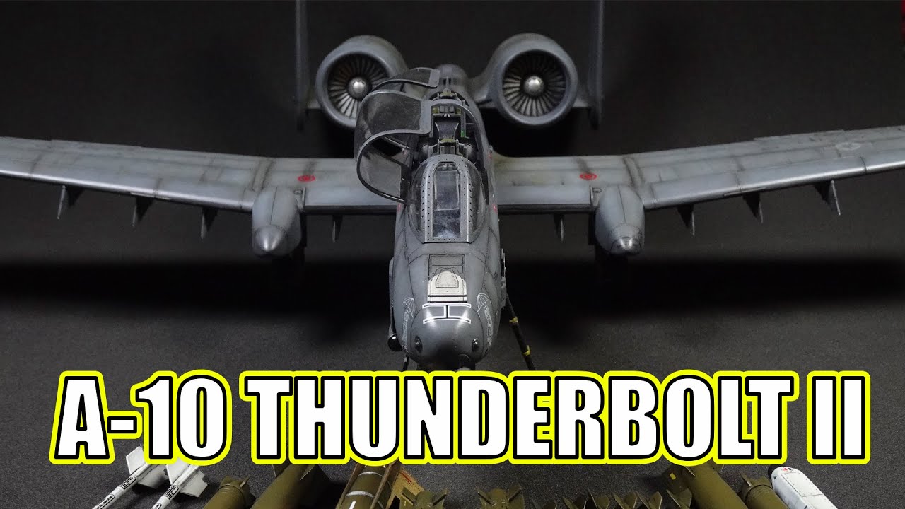 1/48 A-10 Thunderbolt II - HobbyBoss 80324 - Complete Build & Paint Video