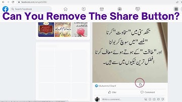 Can You Remove The Share Button On Facebook Posts? (2023)