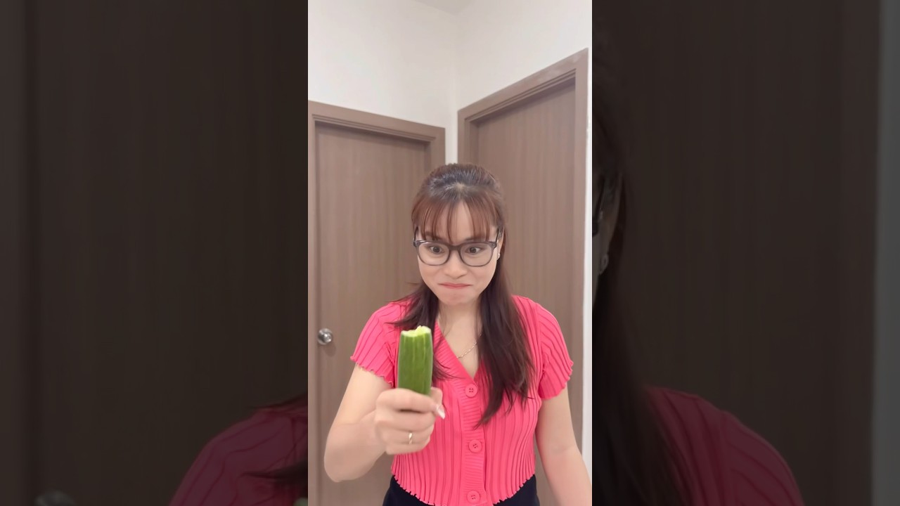 Challenge eat cucumbers to funny music 🥒💕🍇