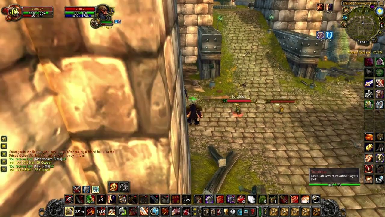 Ganking the noobs at Stormgarde Keep - World of Warcraft Classic [24 January 2020]